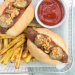 Vegan Hot Dogs with Homemade Seitan Sausages