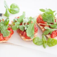 Vegan Tomato Bruschetta