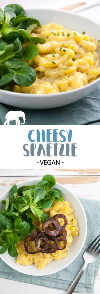 Cheesy Spaetzle (Vegan)