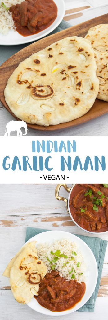 Indian Garlic Naan (Vegan)