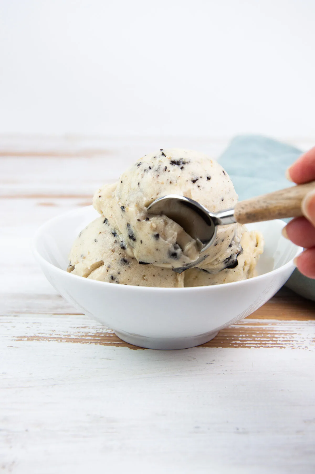 Vegan Banana Stracciatella Ice Cream