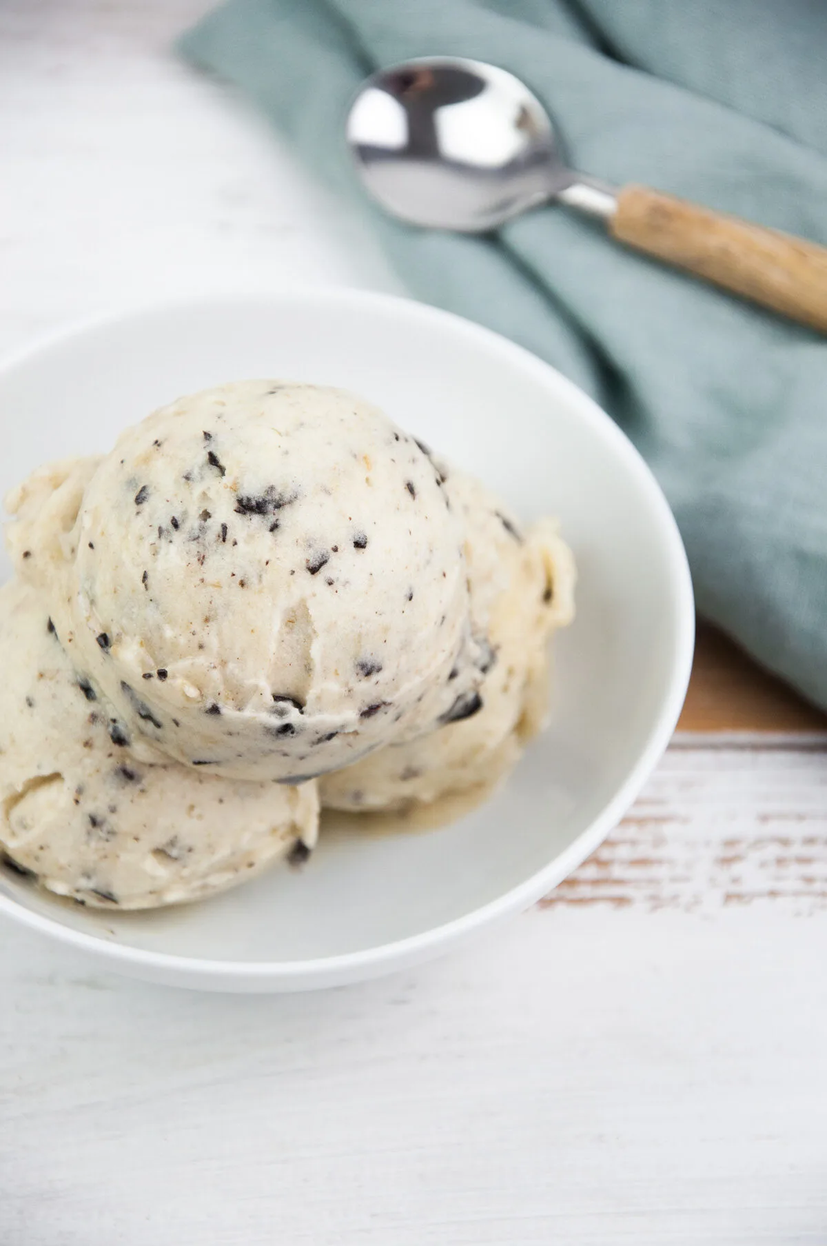 Vegan Banana Stracciatella Ice Cream