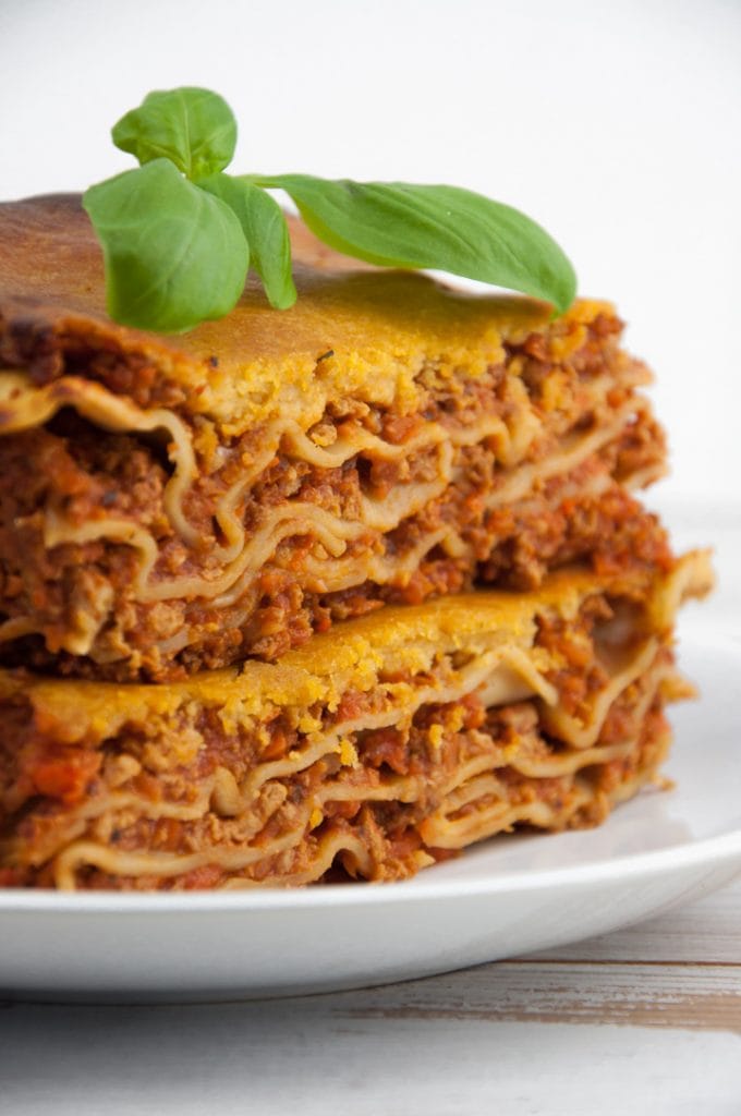 Vegan Lasagna with Nooch Cheese