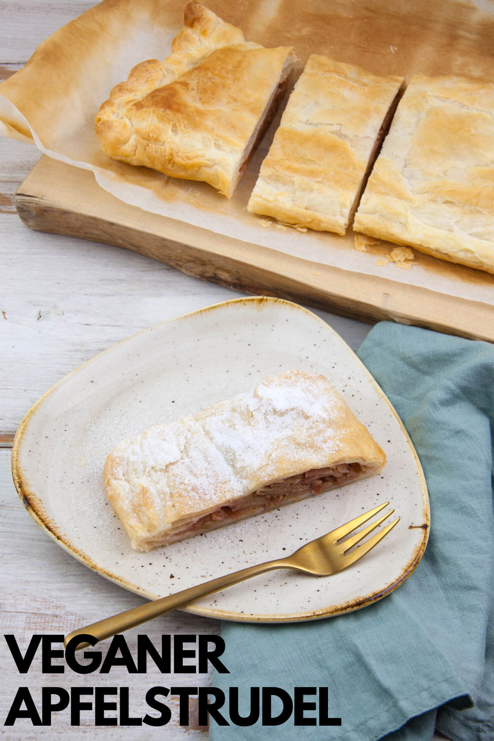 Veganer Apfelstrudel