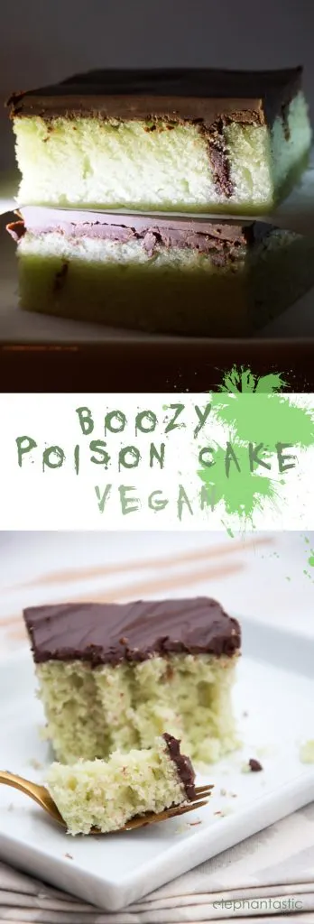 Boozy Poison Cake | ElephantasticVegan.com