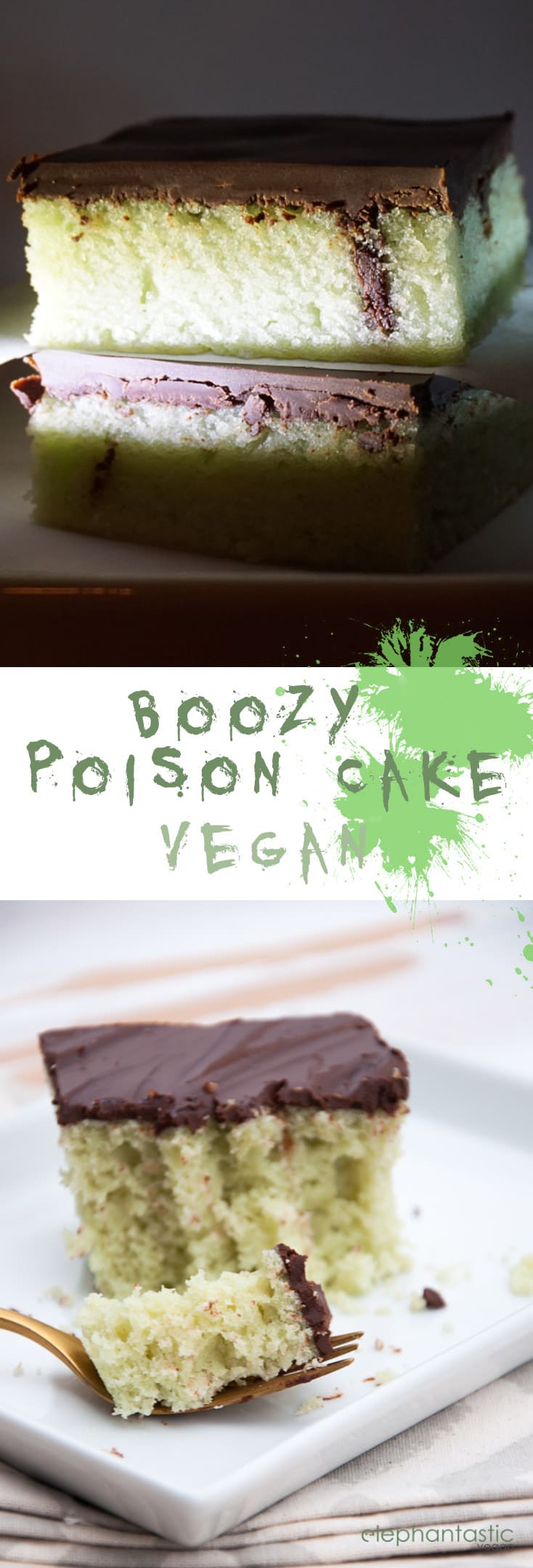 Boozy Poison Cake | ElephantasticVegan.com