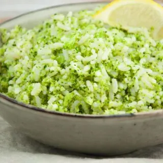 Broccoli Rice in a bowl