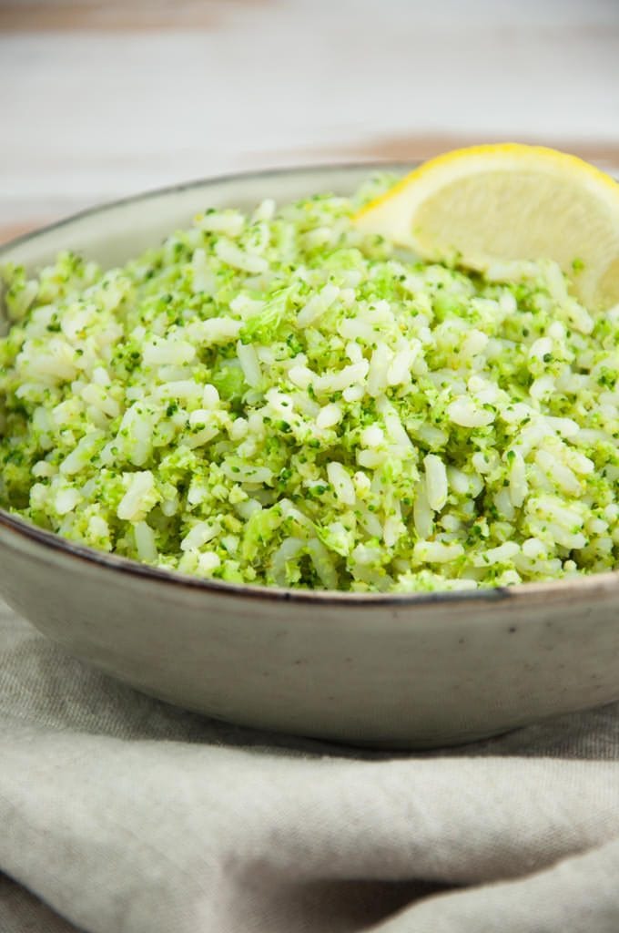 Broccoli Rice in a bowl