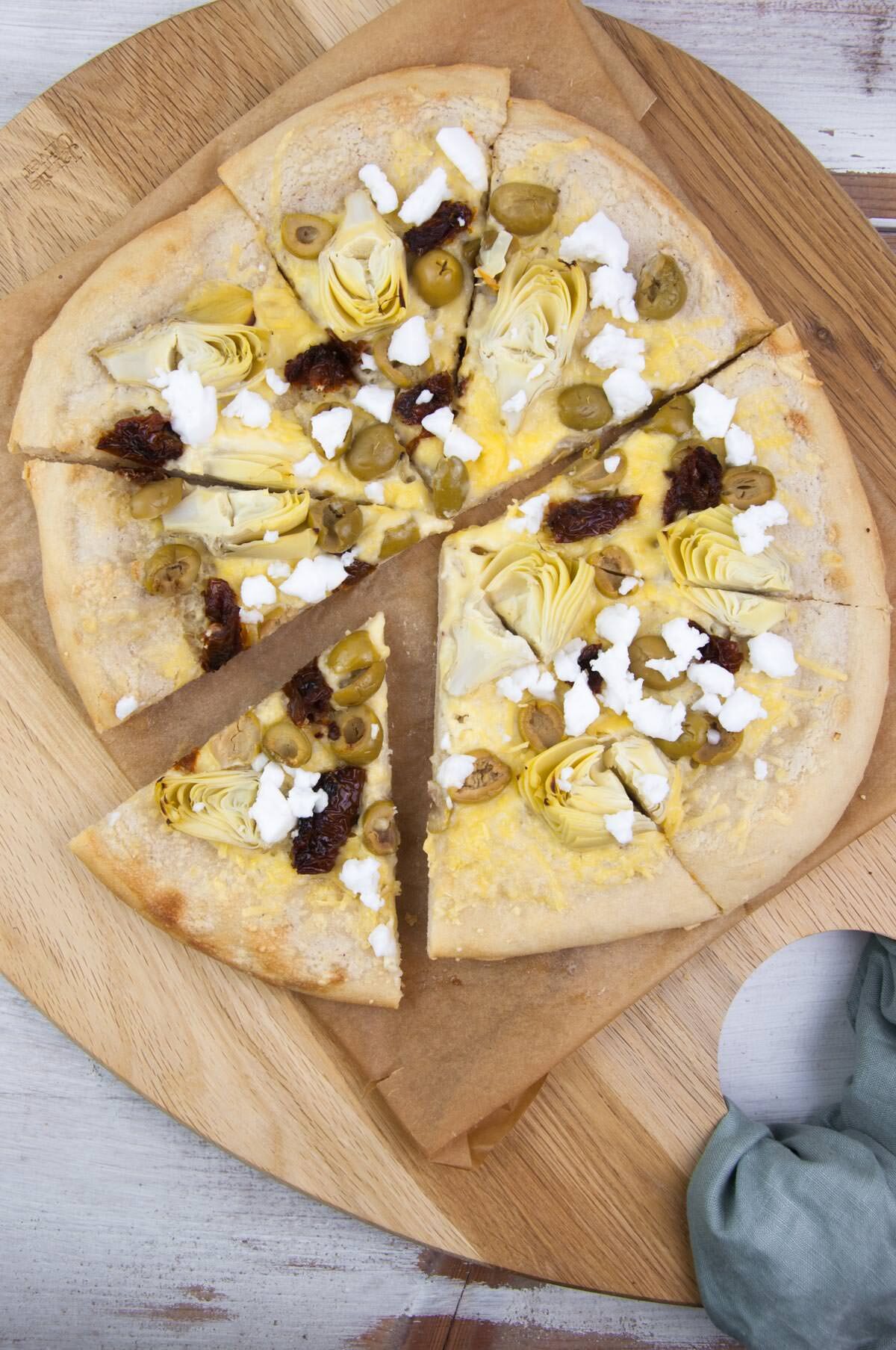 Vegan White Pizza (Pizza Bianca)