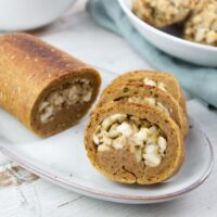 Seitan Roast with Bread Stuffing