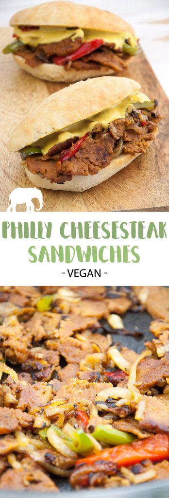 Vegan Philly Cheesesteak Sandwiches