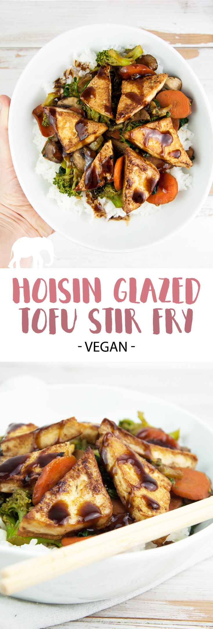 Hoisin Glazed Tofu Stir Fry Recipe Elephantastic Vegan
