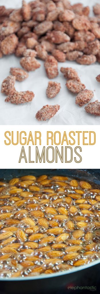 Sugar Roasted Almonds | ElephantasticVegan.com