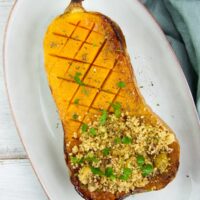 Couscous Stuffed Butternut Squash