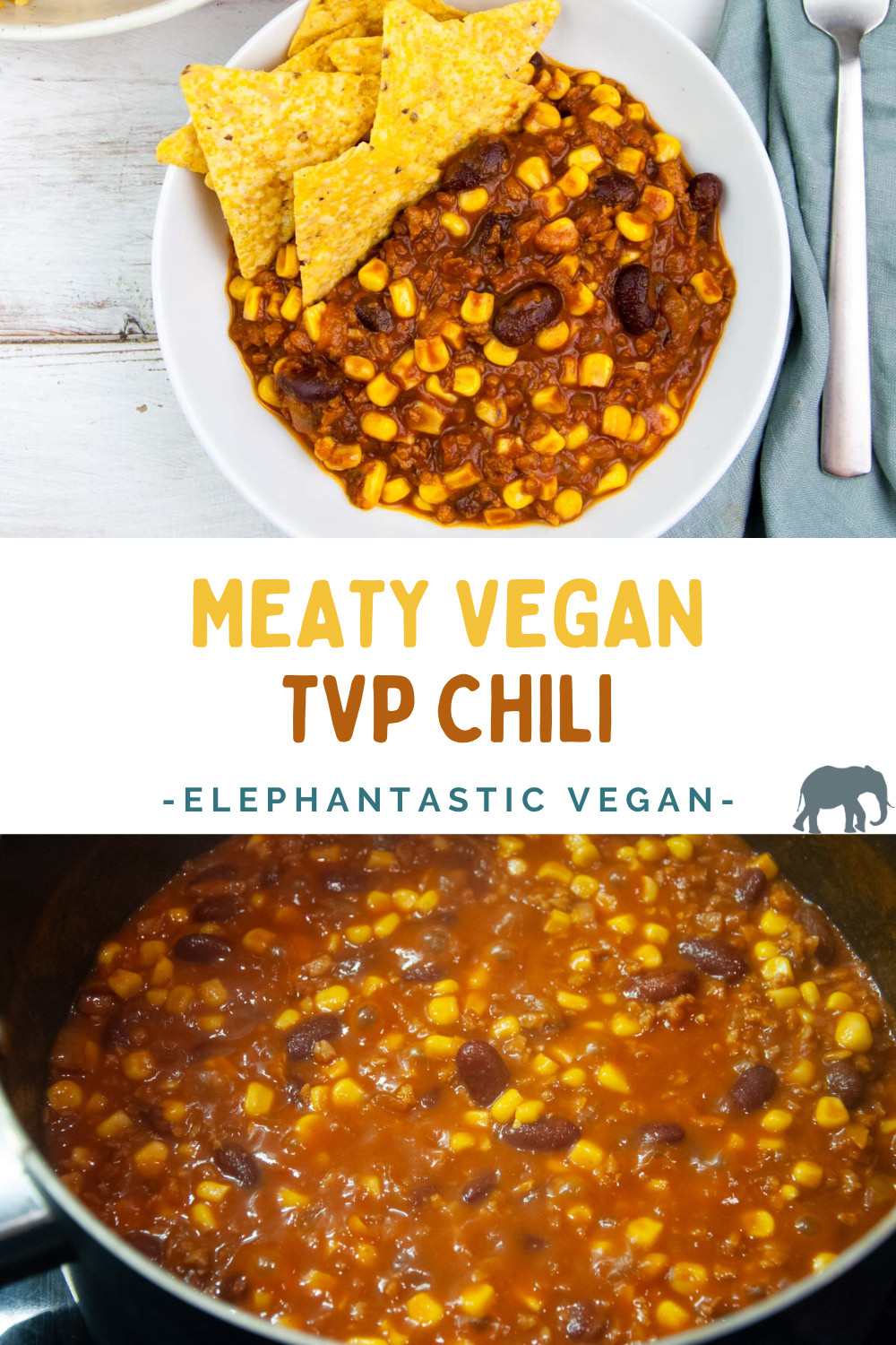 Meaty Vegan TVP Chili