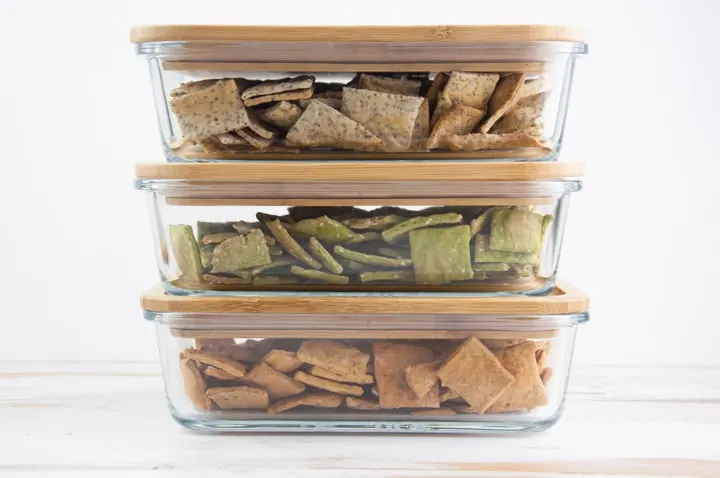 storing crackers in air-tight containers