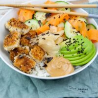 Vegan Sushi Bowl with Tofu