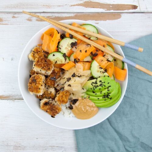 Deconstructed Sushi Bowl Recipe | Elephantastic Vegan