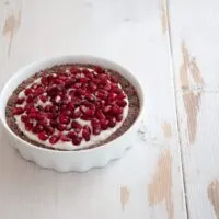 Raw Cocoa Coconut Pomegranate Tartelette