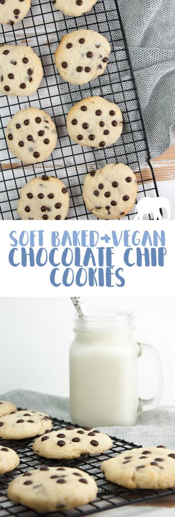 Soft Baked Vegan Chocolate Chip Cookies