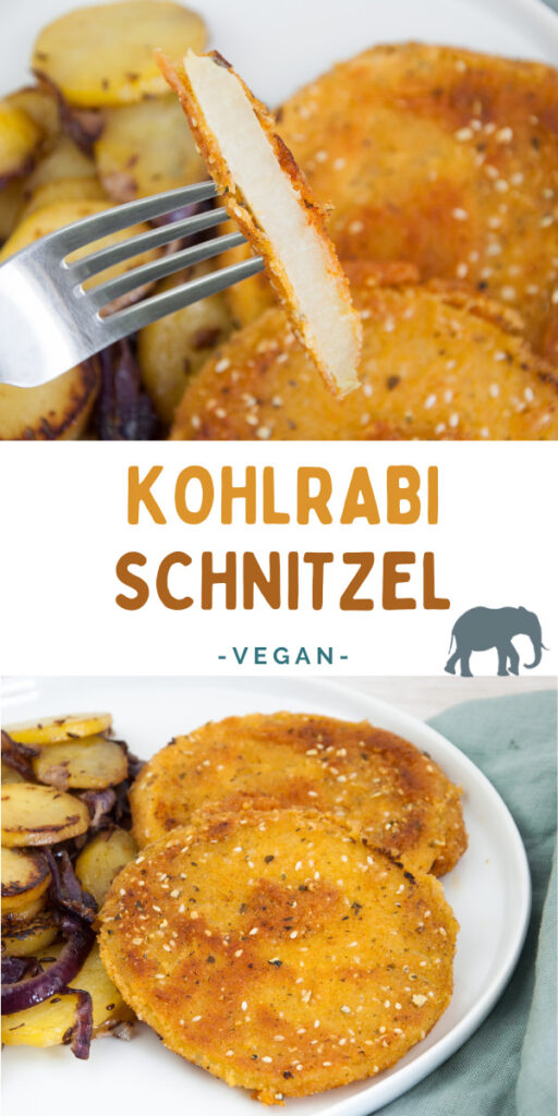 Kohlrabi Schnitzel Recipe | Elephantastic Vegan