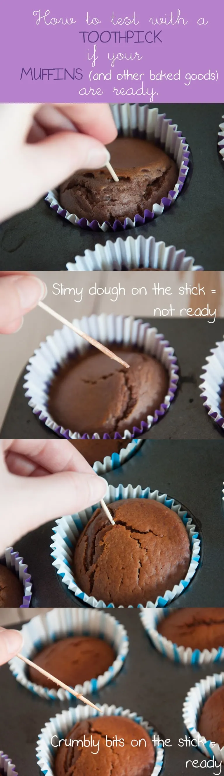 Kitchen Hack How to test with a Toothpick if your Muffins are ready