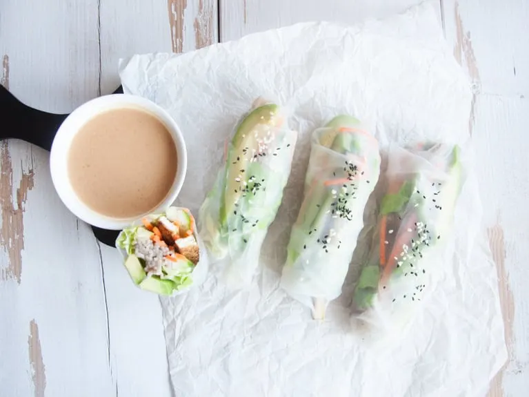 Soba Noodles Summer Rolls