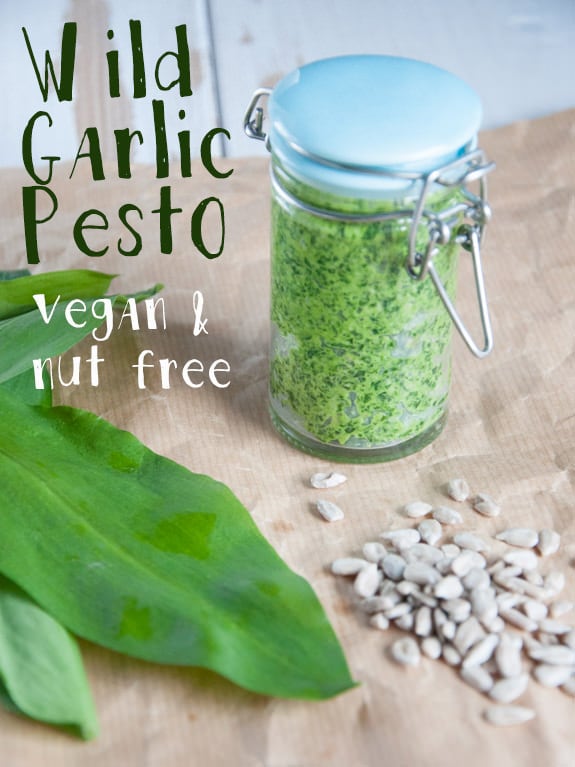 Wild Garlic Pesto | ElephantasticVegan.com
