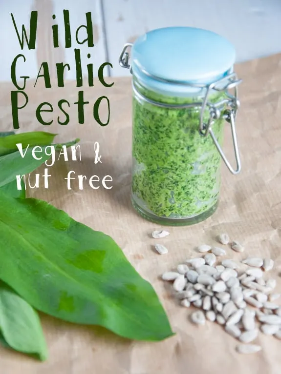 Wild Garlic Pesto | ElephantasticVegan.com