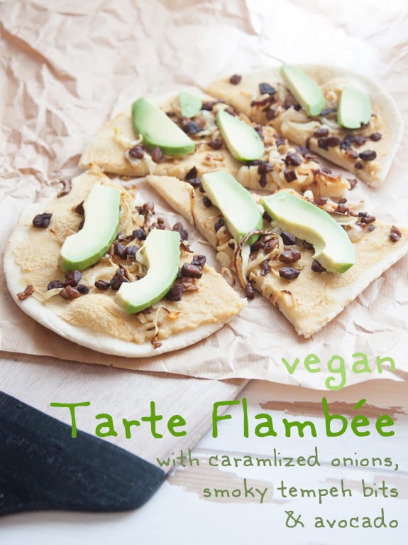 vegan Tarte Flambée