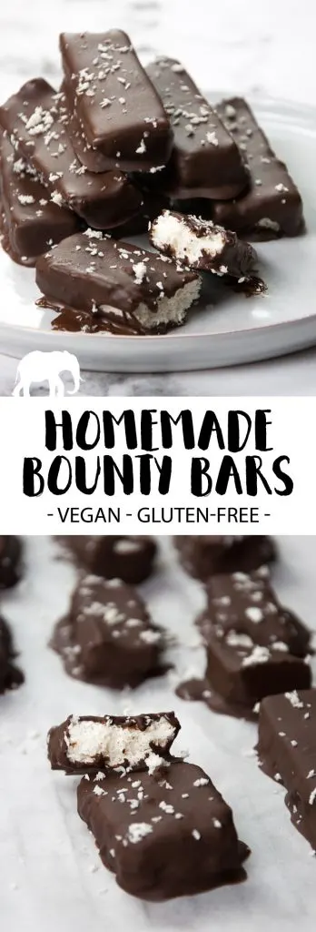 Homemade Vegan Bounty Bars