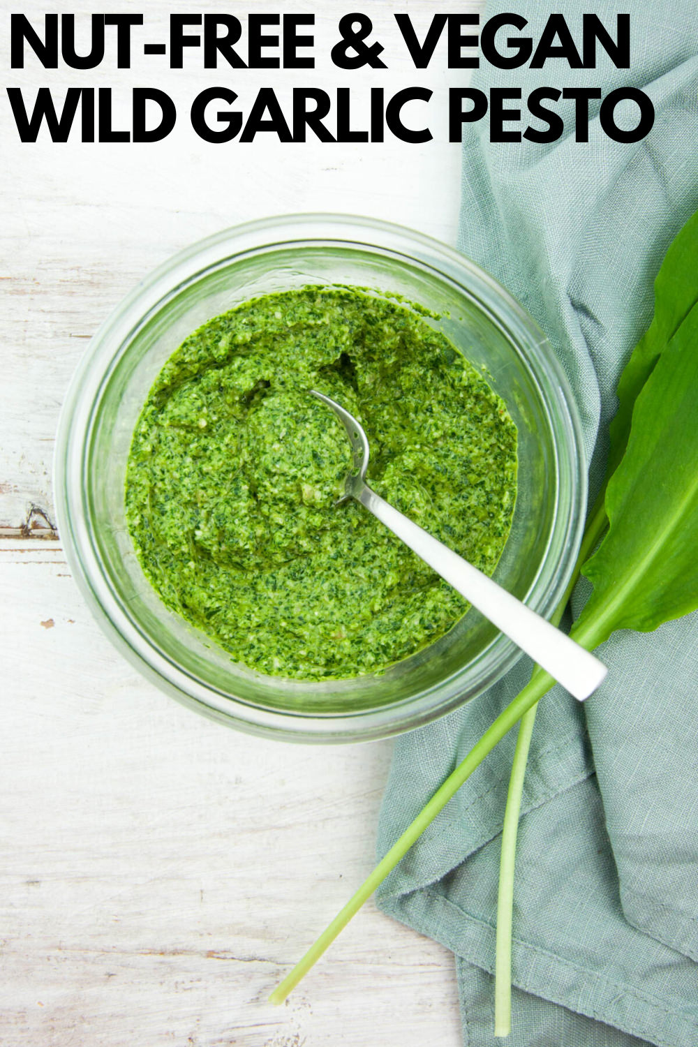 Nut-Free & Vegan Wild Garlic Pesto