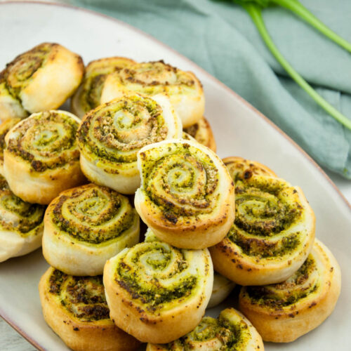 Wild Garlic Pesto Pinwheels