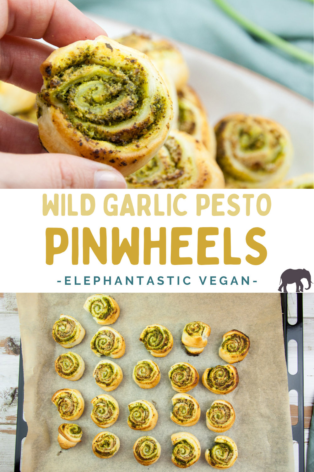 Wild Garlic Pesto Pinwheels