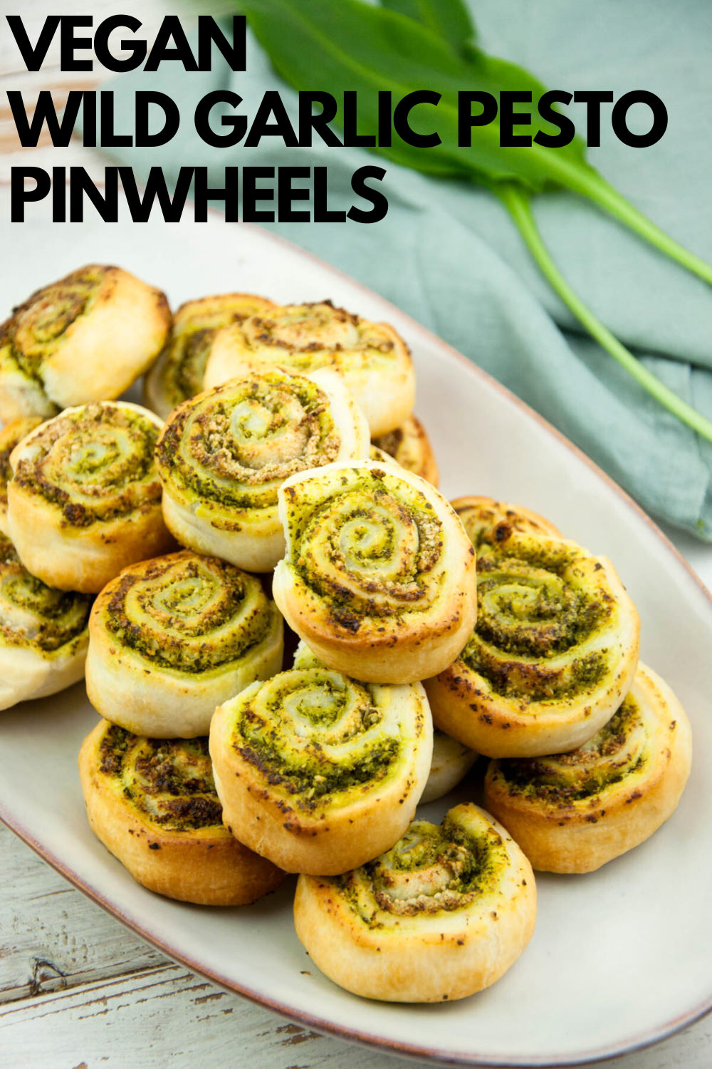Wild Garlic Pesto Pinwheels