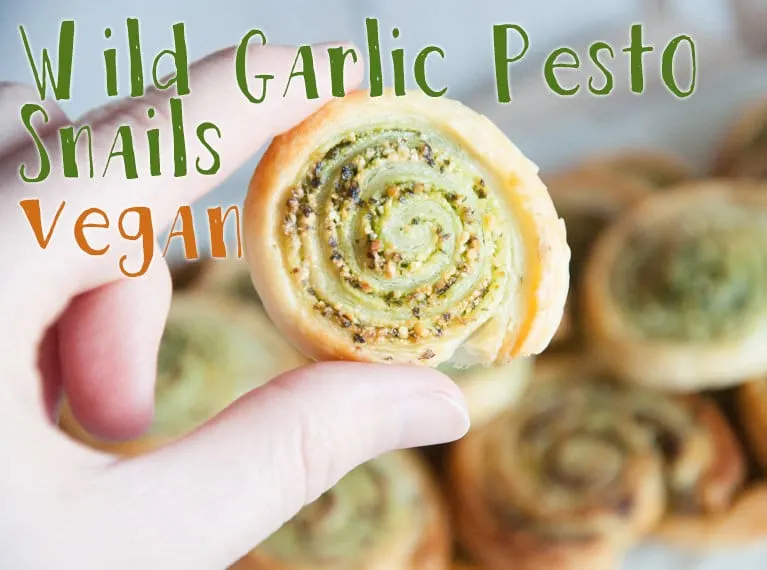 Wild Garlic Pesto Snails