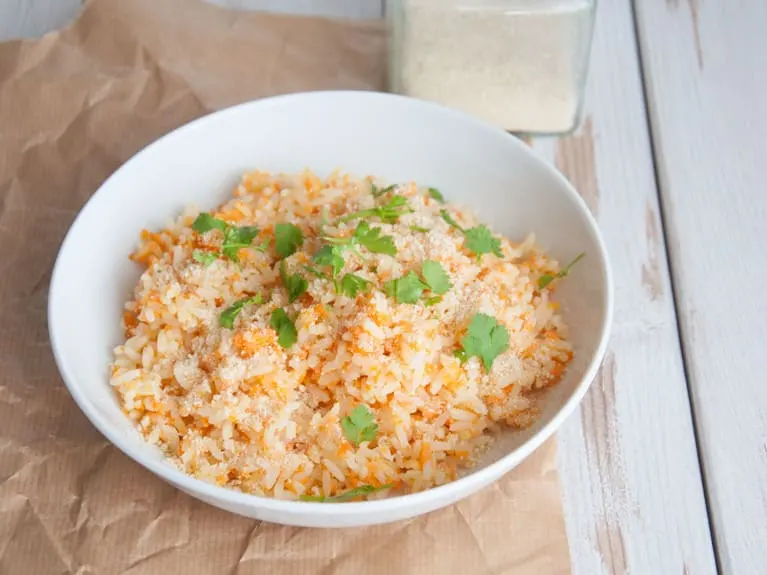 Healthy & Vegan Carrot Rice