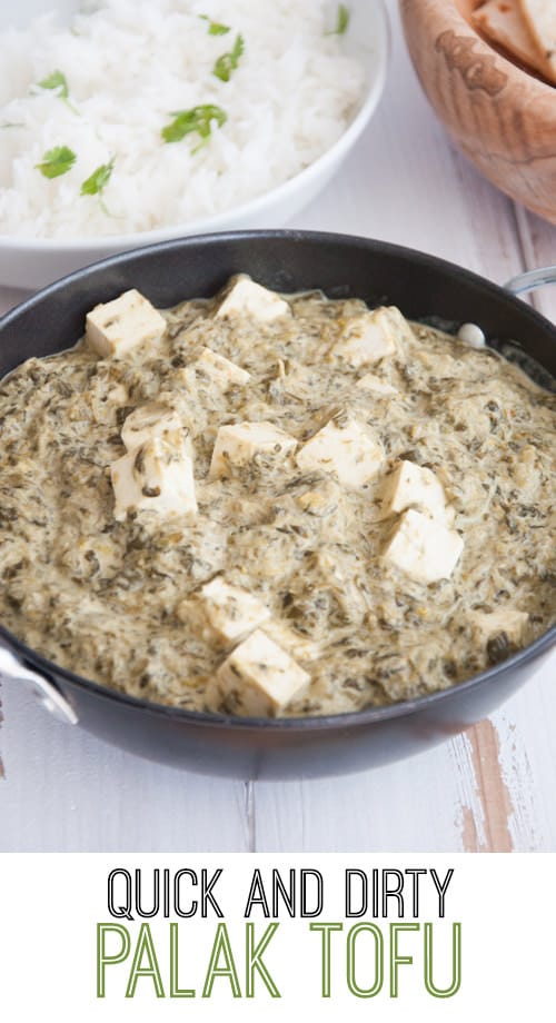 Quick and Dirty, Vegan Palak Tofu
