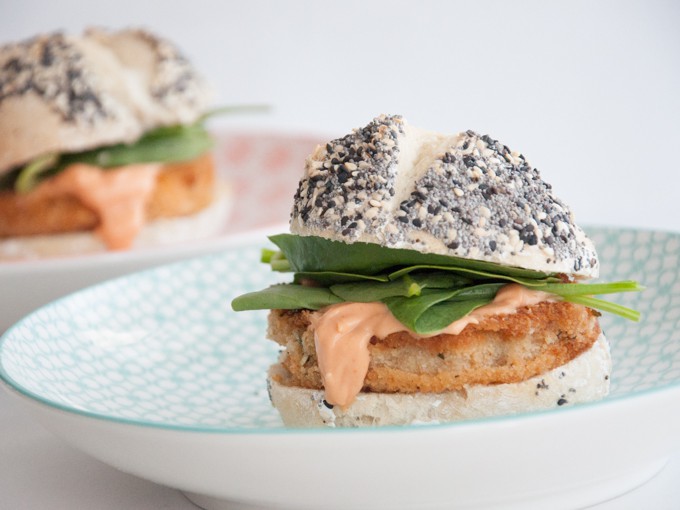 Kohlrabi Schnitzel Burger