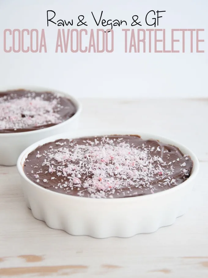 Raw Cocoa Avocado Tartelette