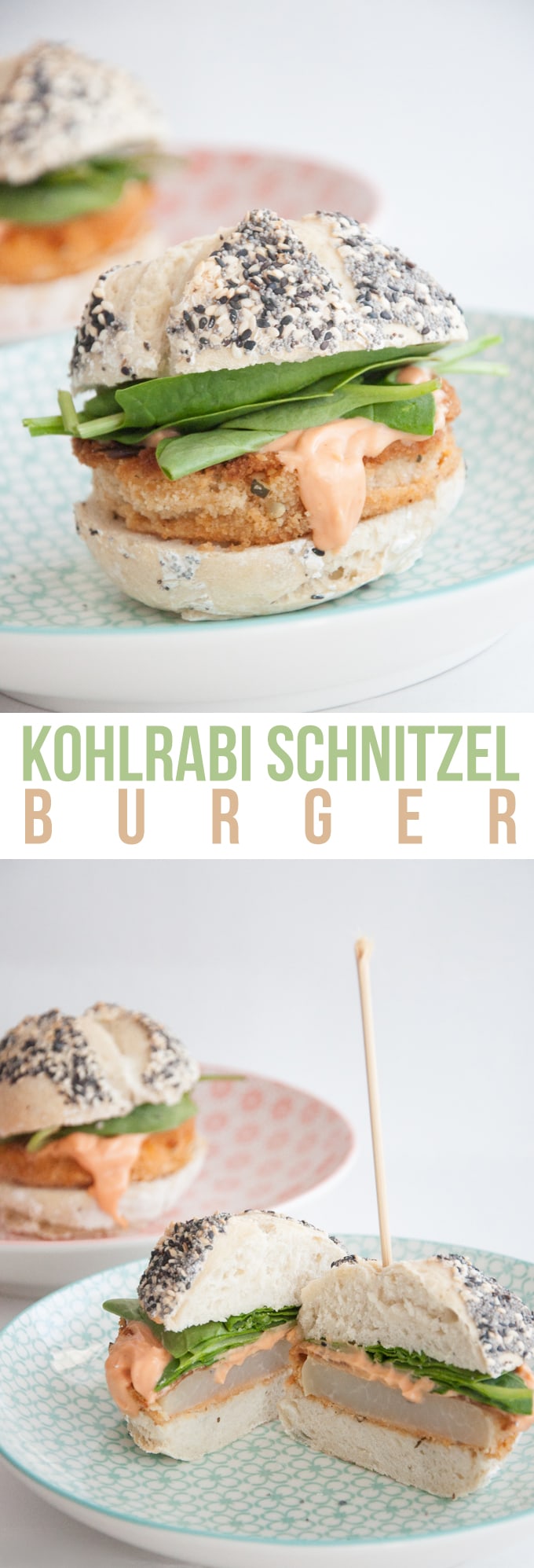 Kohlrabi Schnitzel Burger