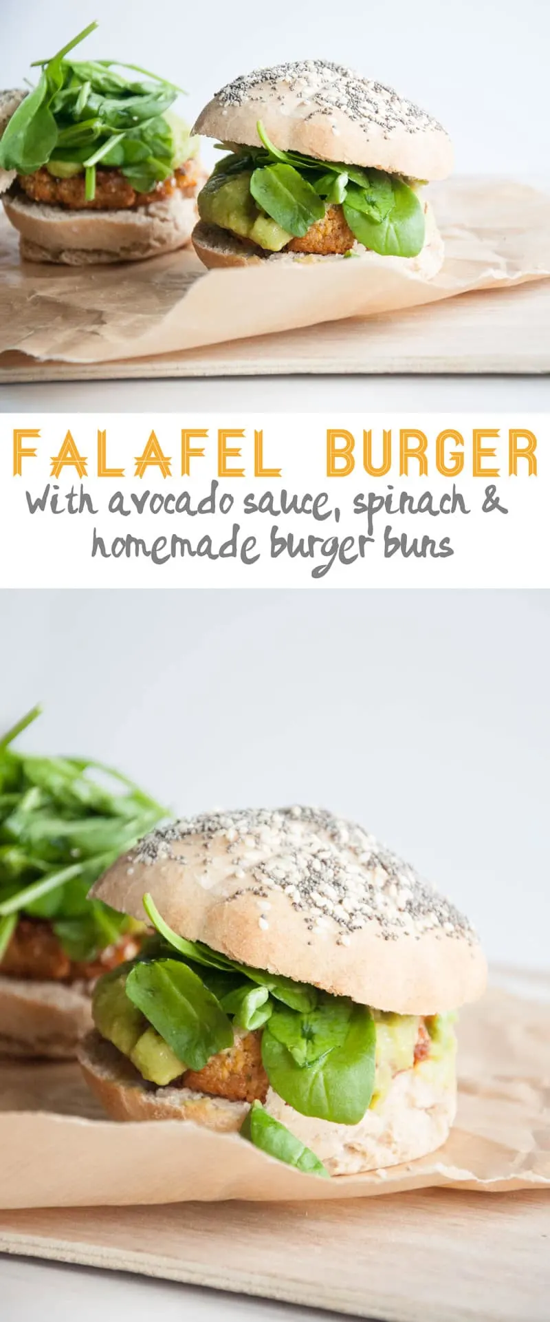 Vegan Falafel Burger | ElephantasticVegan.com