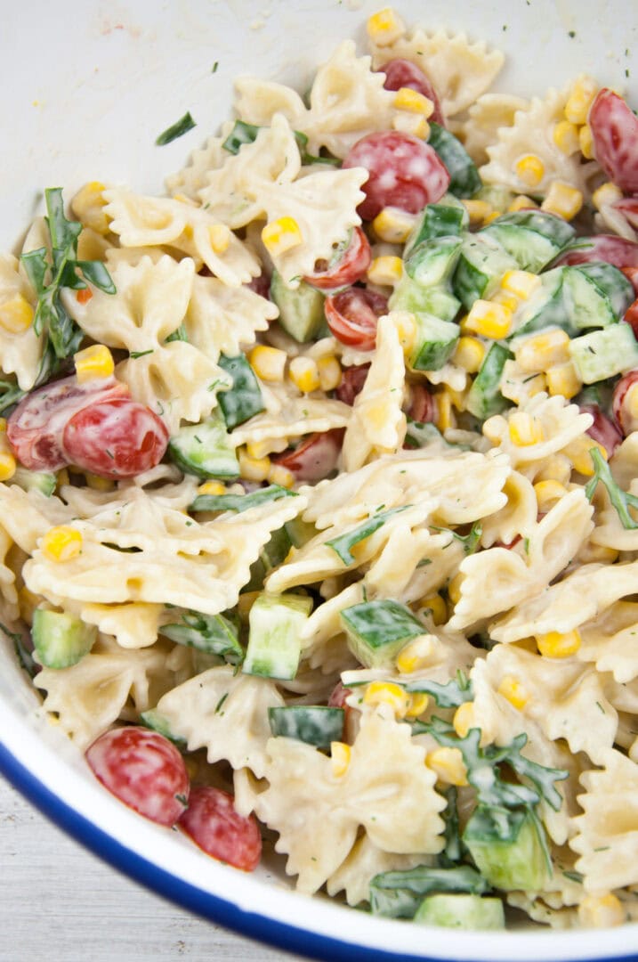 Creamy Vegan Pasta Salad Recipe Karinokada