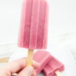 Vegan Raspberry Popsicles