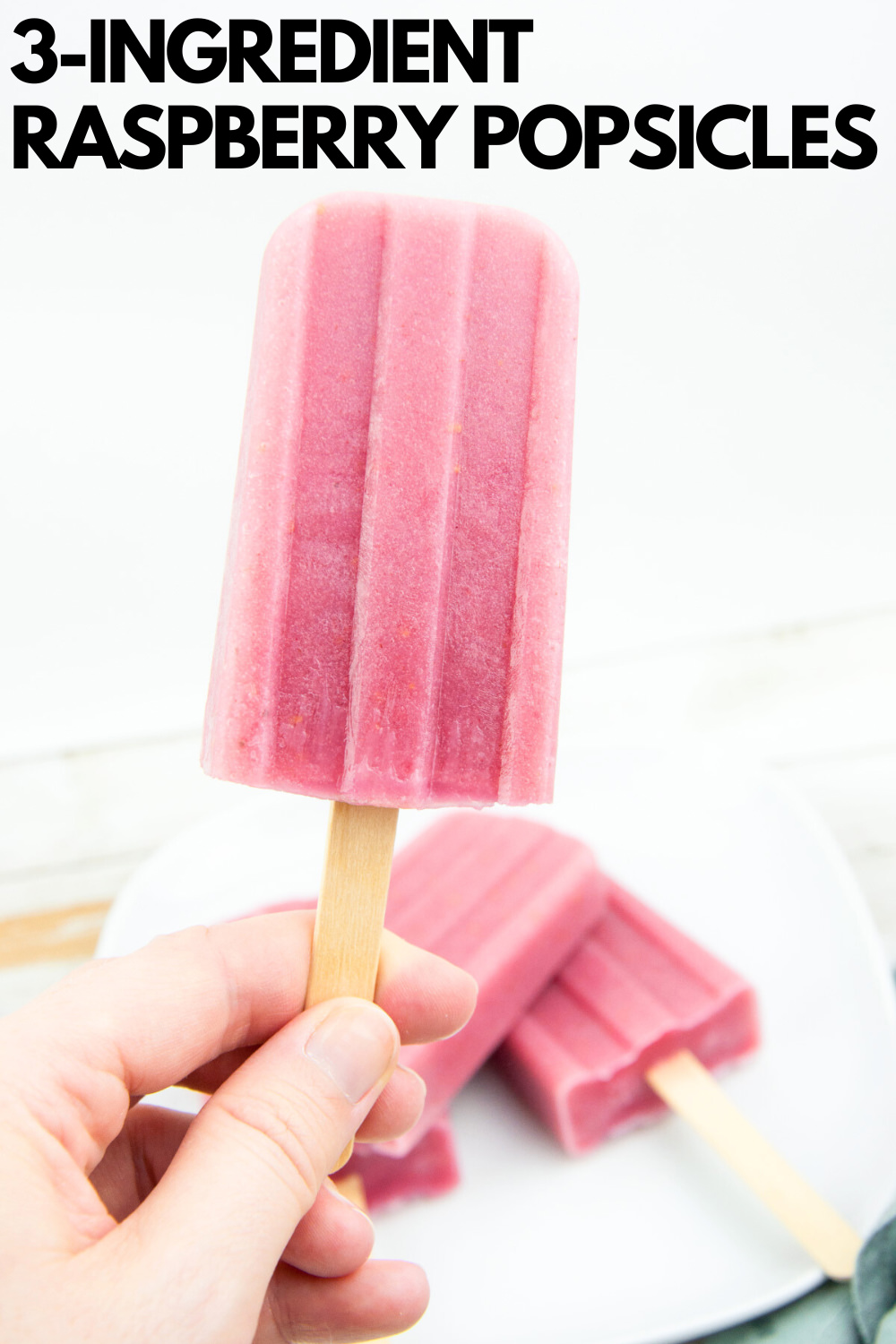 Vegan Raspberry Popsicles
