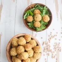 Oil-Free Oven-Baked Falafel With Cilantro | ElephantasticVegan.com