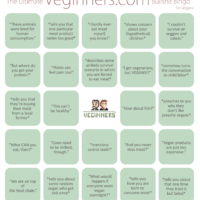 Vegan Bullshit Bingo