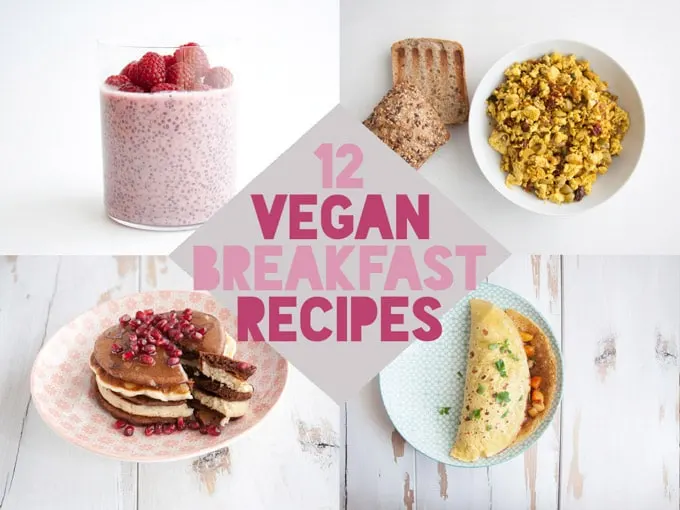 12 Vegan Breakfast Recipes | ElephantasticVegan.com