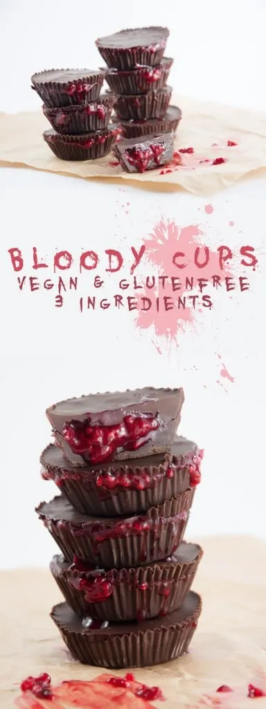 Bloody Cups for Halloween | ElephantasticVegan.com