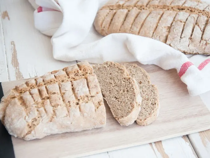 Spelt Buckwheat Sunflower Seed Bread